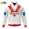 NRL St. George Illawarra Dragons 2024 Away Kits Hoodie