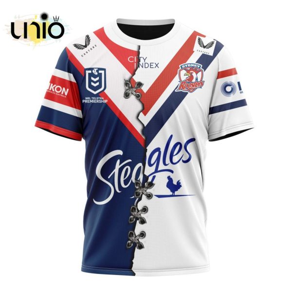 NRL Sydney Roosters Home Mix Away Kits Hoodie