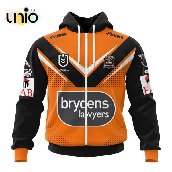 NRL Wests Tigers 2024 Away Kits Hoodie