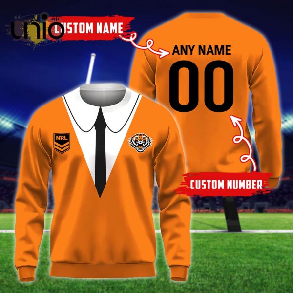 NRL Wests Tigers Custom Name Hoodie