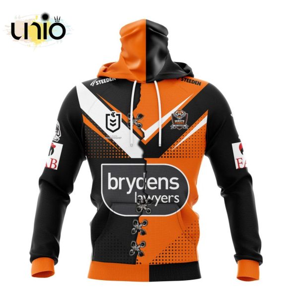 NRL Wests Tigers Home Mix Away Kits Hoodie