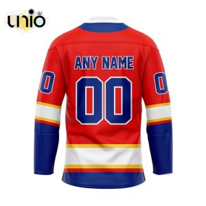 Custom Barrie Colts Reverse Retro Pattern Hockey Jersey