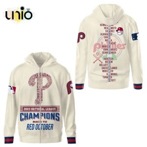 Philadelphia Phillies Special White NL East Division Champions Hoodie