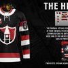 New York Riptide – Special Reverse Retro Pattern Hockey Jersey