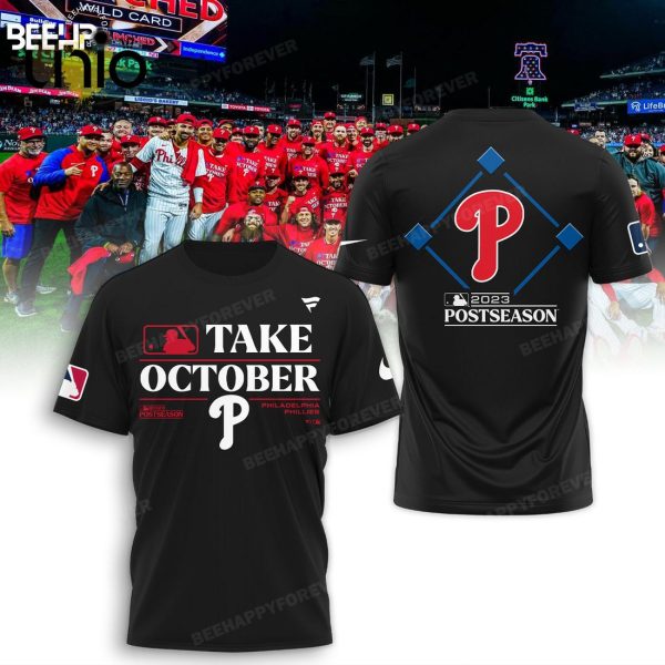 Philadelphia Phillies 2023 Take October Black Hoodie