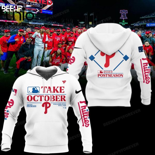 Philadelphia Phillies 2023 Take October White Hoodie