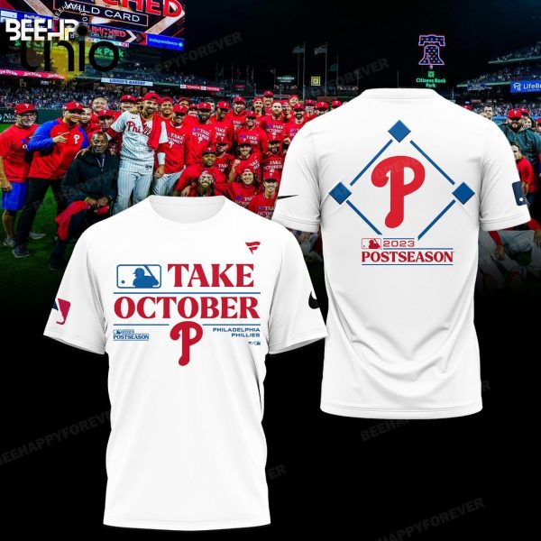 Philadelphia Phillies 2023 Take October White Hoodie