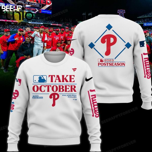 Philadelphia Phillies 2023 Take October White Hoodie