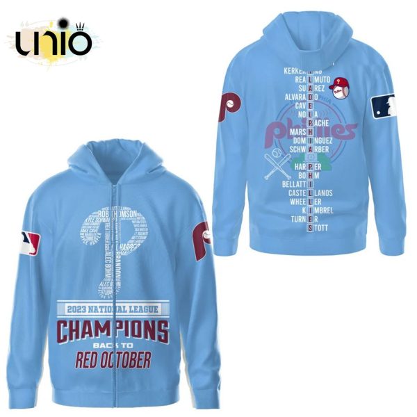 Philadelphia Phillies Special 2023 NL East Division Champions Blue Hoodie