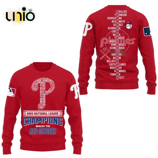 Philadelphia Phillies Special 2023 NL East Division Champions Red Hoodie