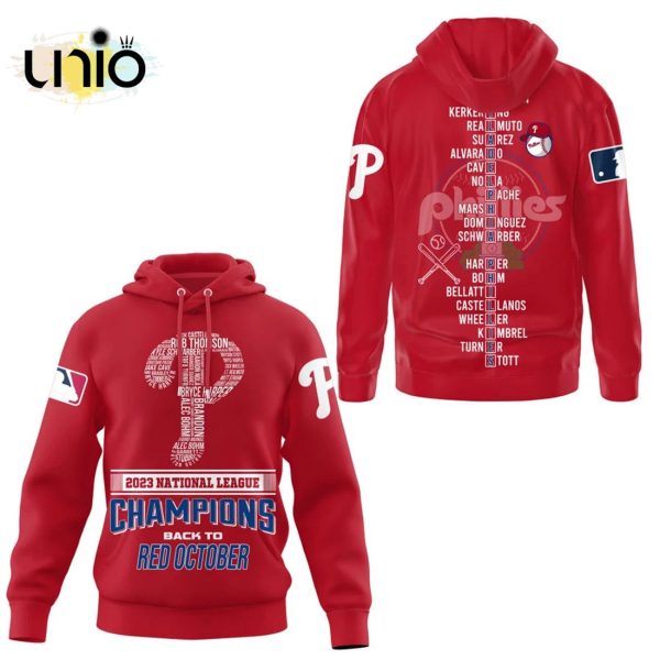 Philadelphia Phillies Special 2023 NL East Division Champions Red Hoodie