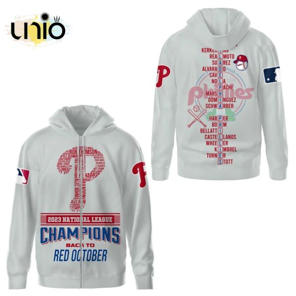 Philadelphia Phillies Special Grey NL East Division Champions Hoodie