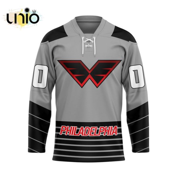 Philadelphia Wings – Special Reverse Retro Pattern Hockey Jersey