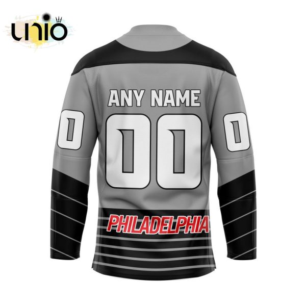 Philadelphia Wings – Special Reverse Retro Pattern Hockey Jersey