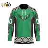 Rochester Knighthawks St Patrick Day Custom Team Jersey