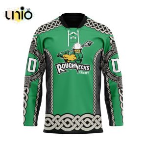 Calgary Roughnecks St Patrick Day Custom Team Hockey Jersey