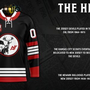 New Jersey Devils – Special Heritage Hockey Jersey Concepts With Team Logo