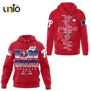 Philadelphia Phillies 2023 NL East Division Champions Red Hoodie