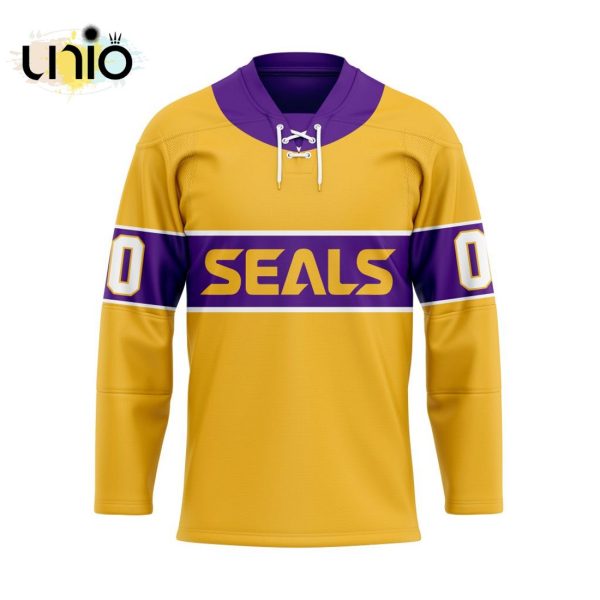 San Diego Seals – Special Reverse Retro Pattern Hockey Jersey