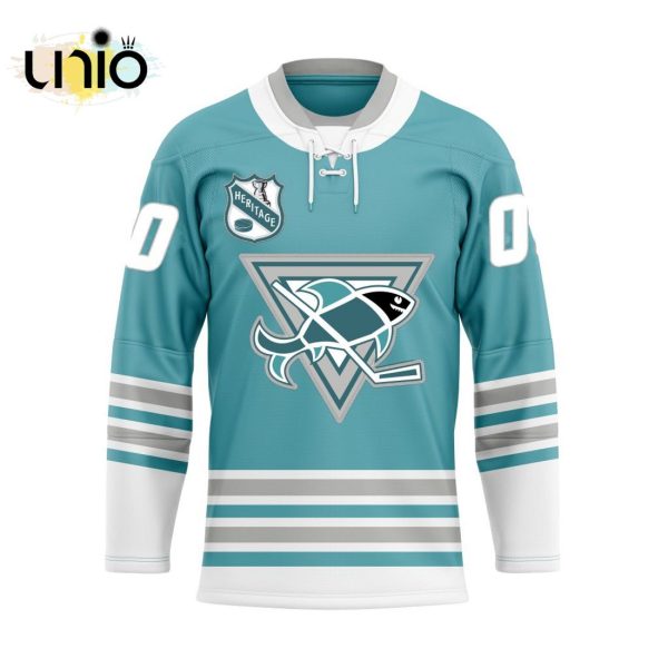 San Jose Sharks – Special Heritage Hockey Jersey Concepts With Team Logo