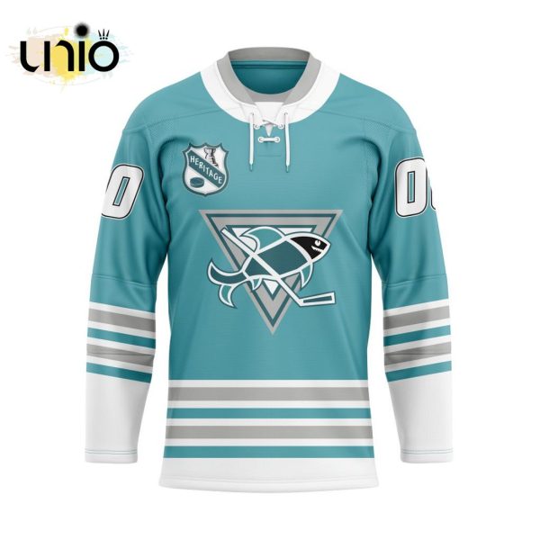 San Jose Sharks – Special Heritage Hockey Jersey Concepts With Team Logo