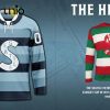 San Diego Seals – Special Reverse Retro Pattern Hockey Jersey