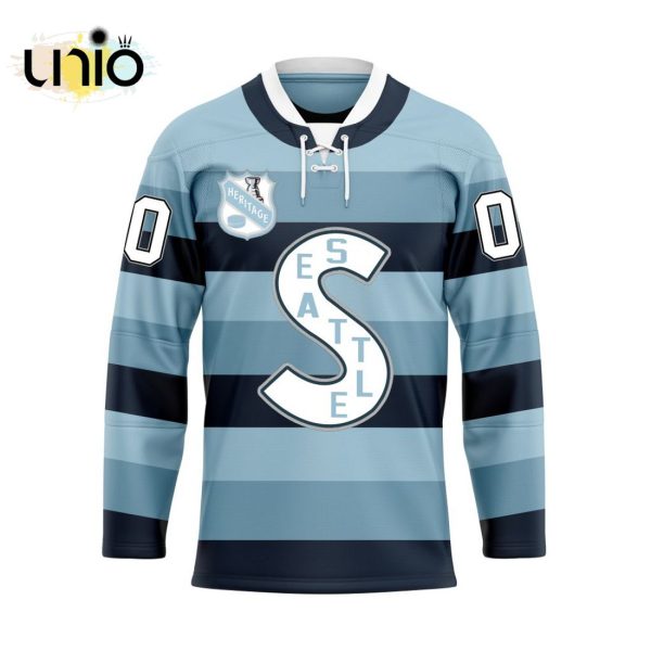 Seattle Kraken – Special Heritage Hockey Jersey Concepts With Team Logo