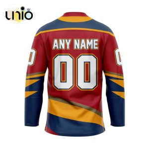 Custom Erie Otters Reverse Retro Pattern Hockey Jersey