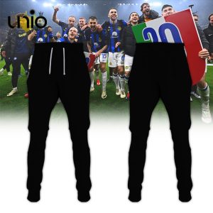 Inter Milan Serie A Champions Mix Color Hoodie, Jogger Printed