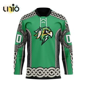 Halifax Thunderbirds St Patrick Day Custom Team Hockey Jersey