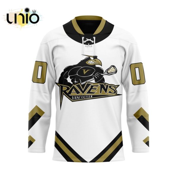 Vancouver Warriors – Special Reverse Retro Pattern Hockey Jersey