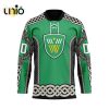 Albany FireWolves St Patrick Day Custom Team Hockey Jersey