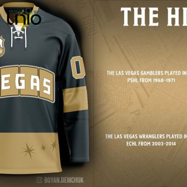 Vegas Golden Knights – Special Heritage Hockey Jersey Concepts With Team Logo