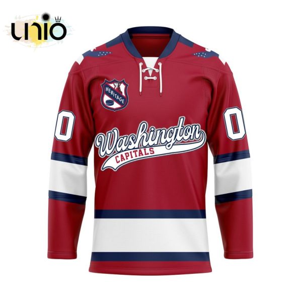 Washington Capitals – Special Heritage Hockey Jersey Concepts With Team Logo