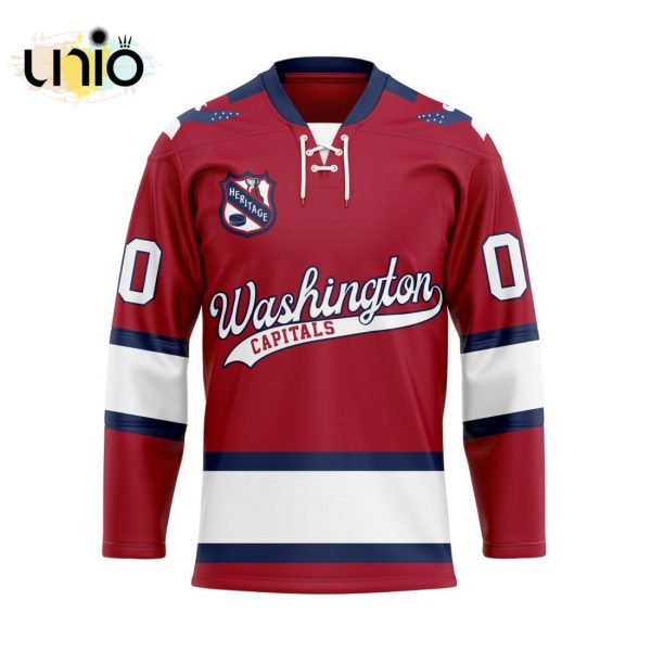 Washington Capitals – Special Heritage Hockey Jersey Concepts With Team Logo