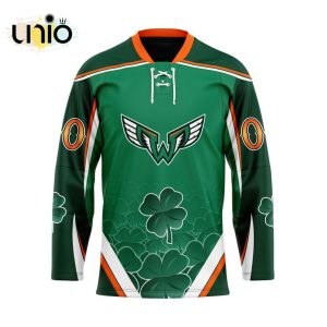 Custom Philadelphia Wings Team Hockey Jersey For St.Patrick Day