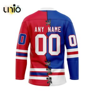 Custom Kitchener Rangers Mix Home And Retro Hockey Jersey