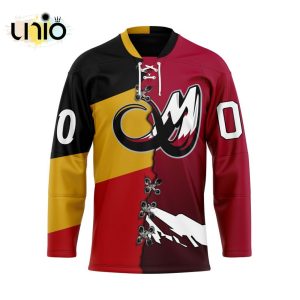 Custom Colorado Mammoth Mix Retro And Home Hockey Jersey