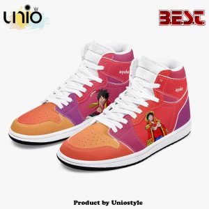 One Piece Luffy Armament Haki AJ1 High Top Shoes