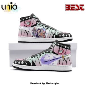 Shinobu Kocho Demon Slayer Air Jordan 1 High Top Shoes Ver 2