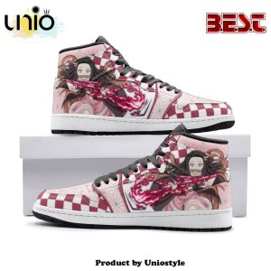 Nezuko Demon Slayer Air Jordan 1 High Top Shoes