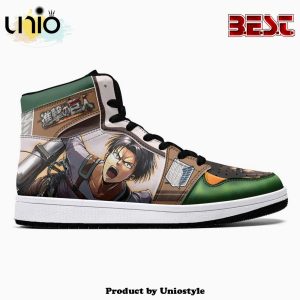 Levi Ackerman Shingeki No Kyojin JD1 High Top Shoes