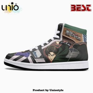 Levi Ackerman Timeskip Shingeki No Kyojin JD1 High Top Shoes