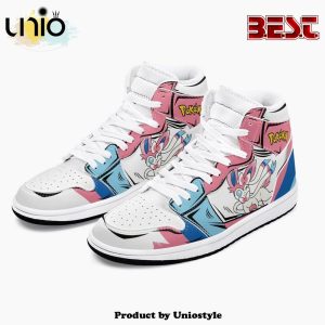 Sylveon Pokemon Air Jordan 1 High Top Shoes