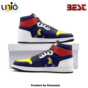 All Might My Hero Air Jordan 1 High Top Shoes