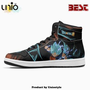 Goku Blue Dragon Ball Super JD1 High Top Shoes