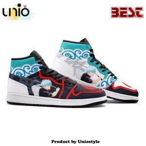 Gintoki Kimono Pattern Gintama Air Jordan 1 High Top Shoes