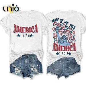 Women’s America 1776 Print Shirt