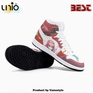 Zero Two Darling In The Franxx Air Jordan 1 High Top Shoes