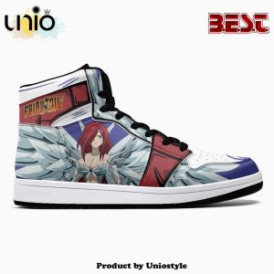 Erza Scarlet Heaven’s Wheel Armor Fairy Tail JD1 High Top Shoes